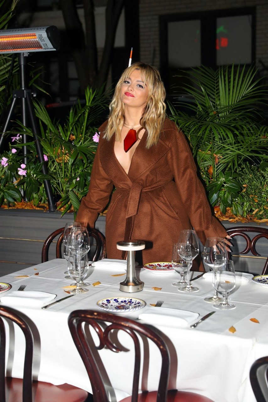 Bebe Rexha Out For Dinner Carbone New York