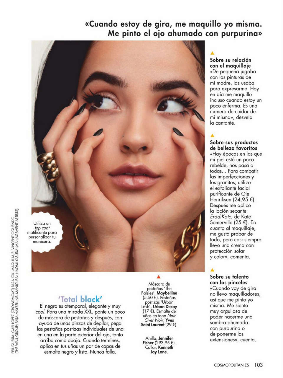 Becky G Cosmopolitan Magazine Spain September