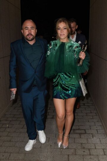 Becky Hill Leaves Brits Awards Afterparty London