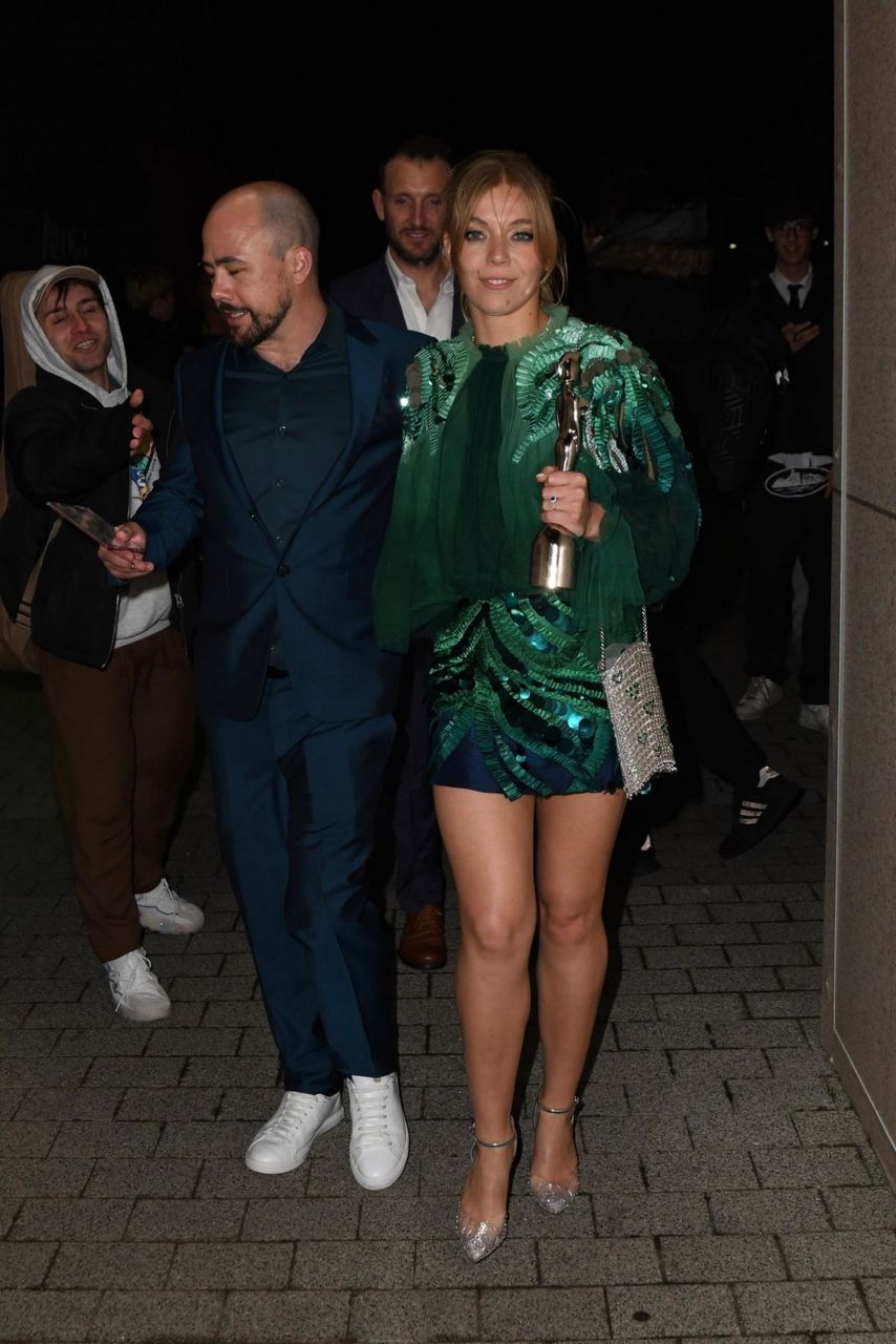 Becky Hill Leaves Brits Awards Afterparty London