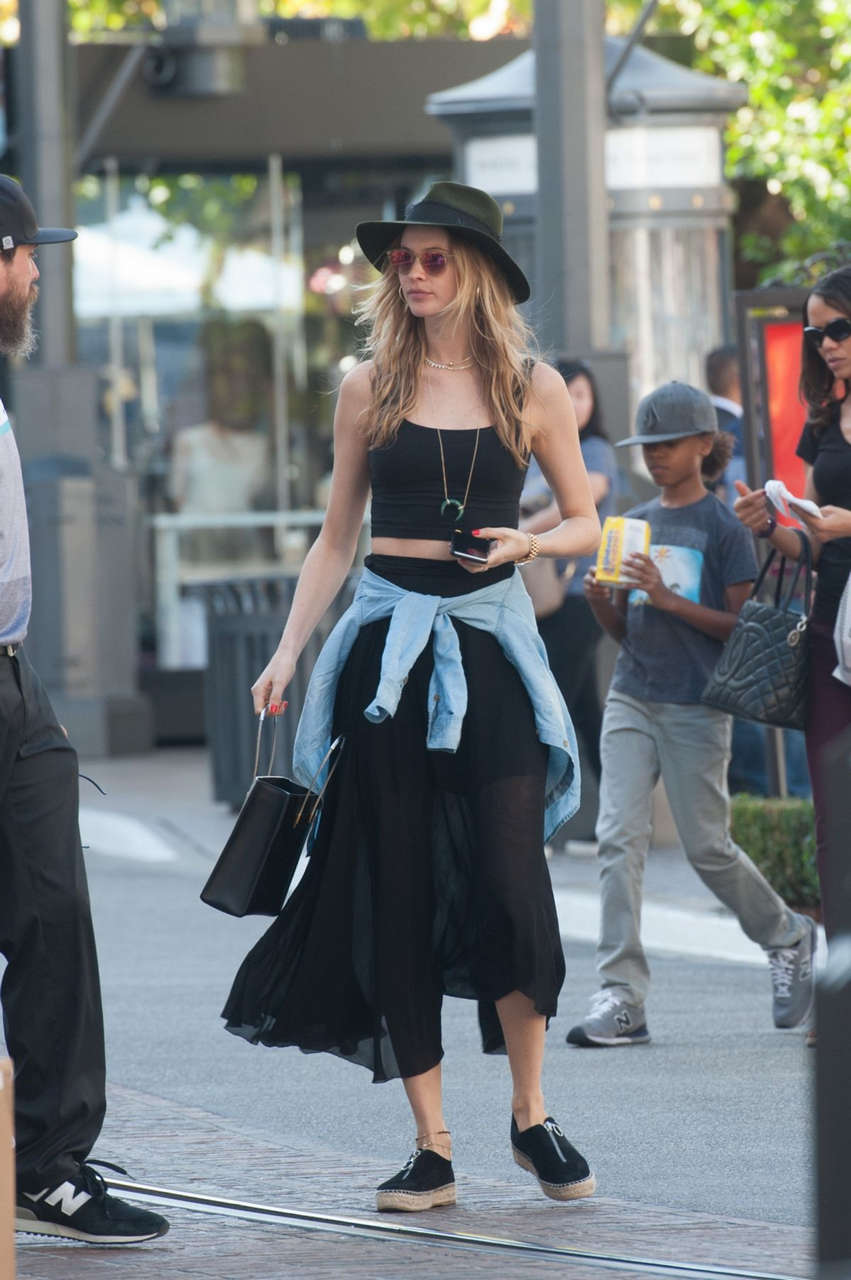 Behati Prinsloo Out About Los Angeles