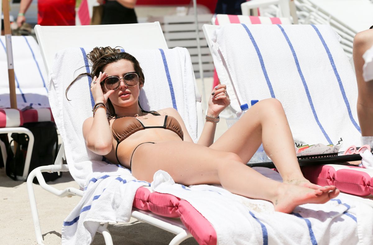 Bella Dani Thorne Bikinis Beach Miami