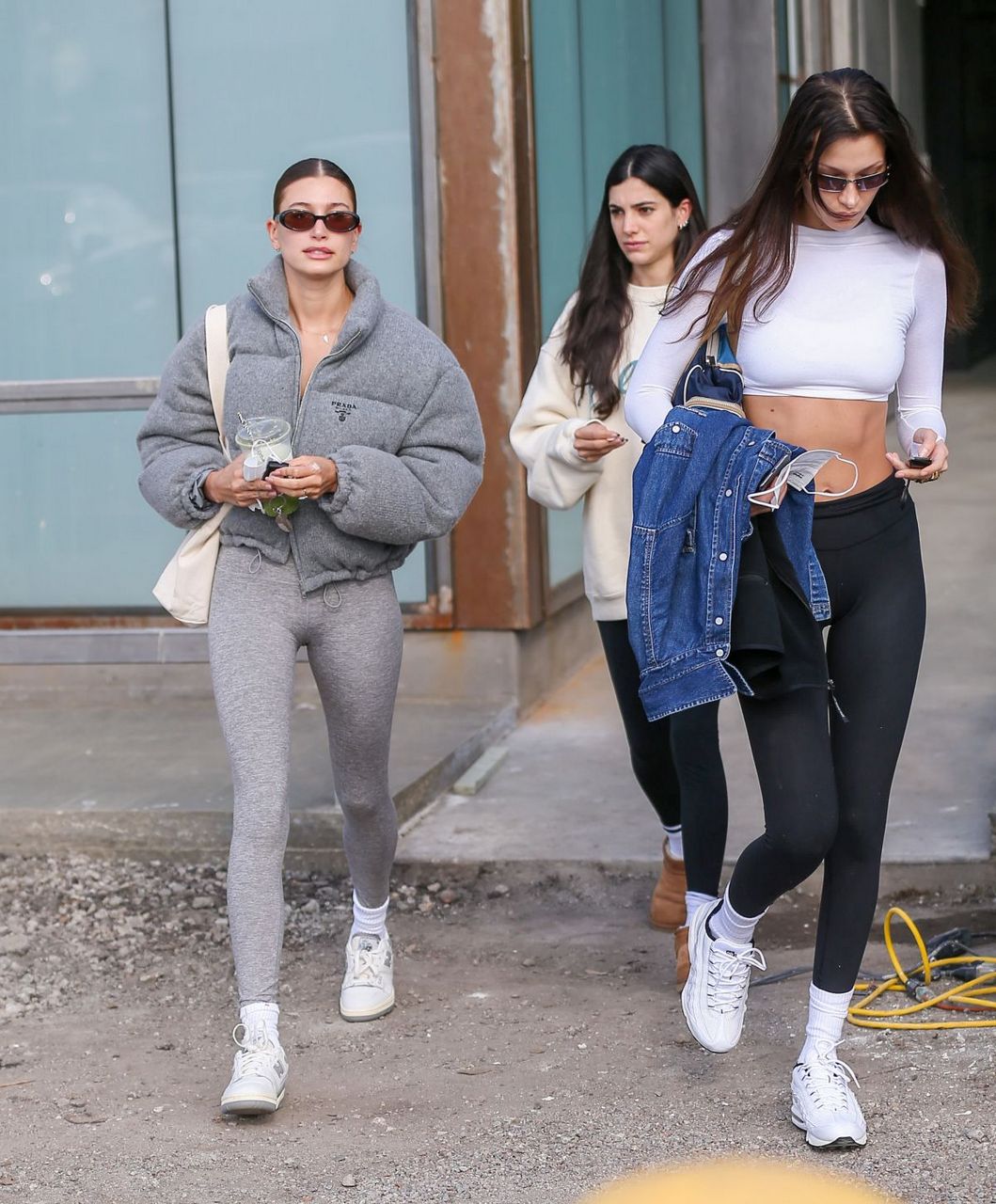 Bella Hadid And Hailey Bieber Out Los Angeles