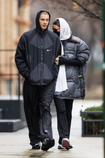 Bella Hadid And Marc Kalman Out On New Years Day New York