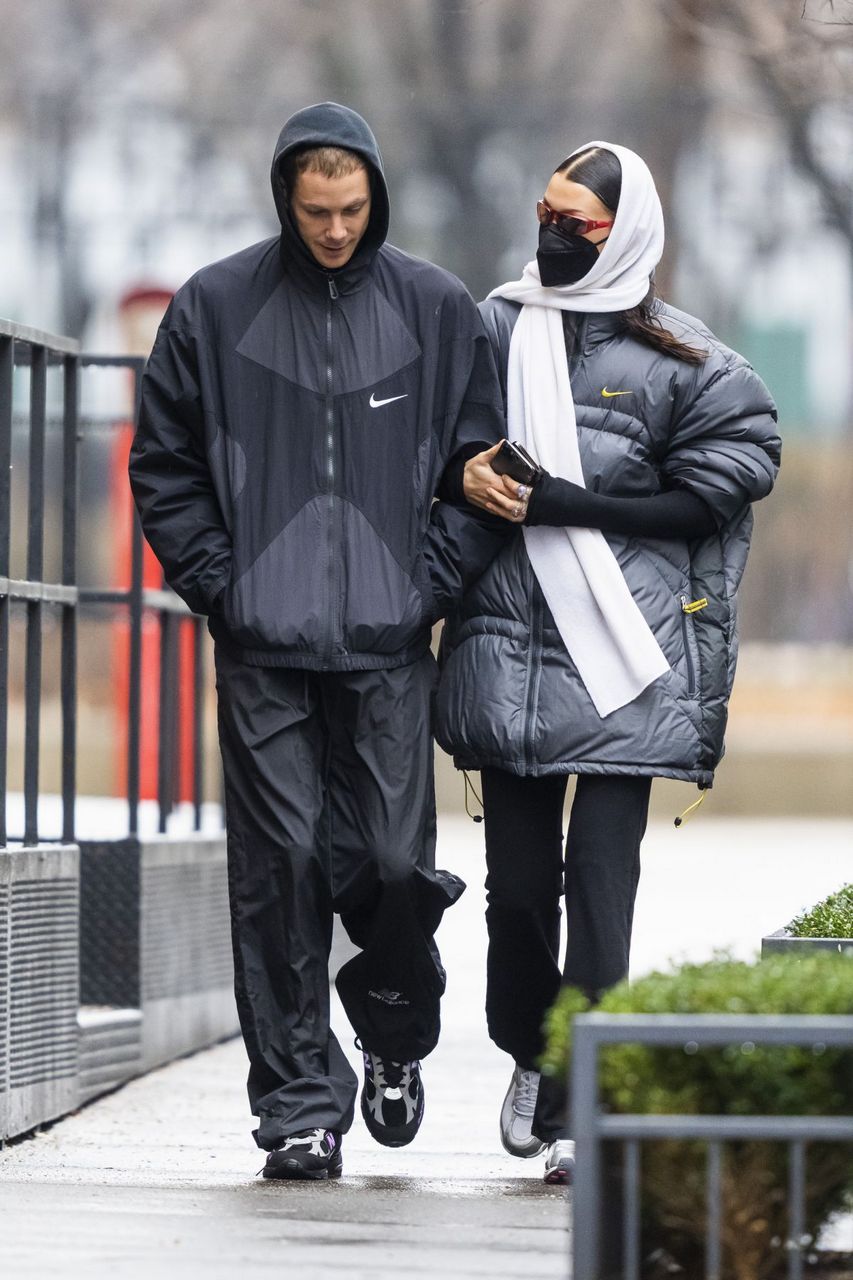 Bella Hadid And Marc Kalman Out On New Years Day New York