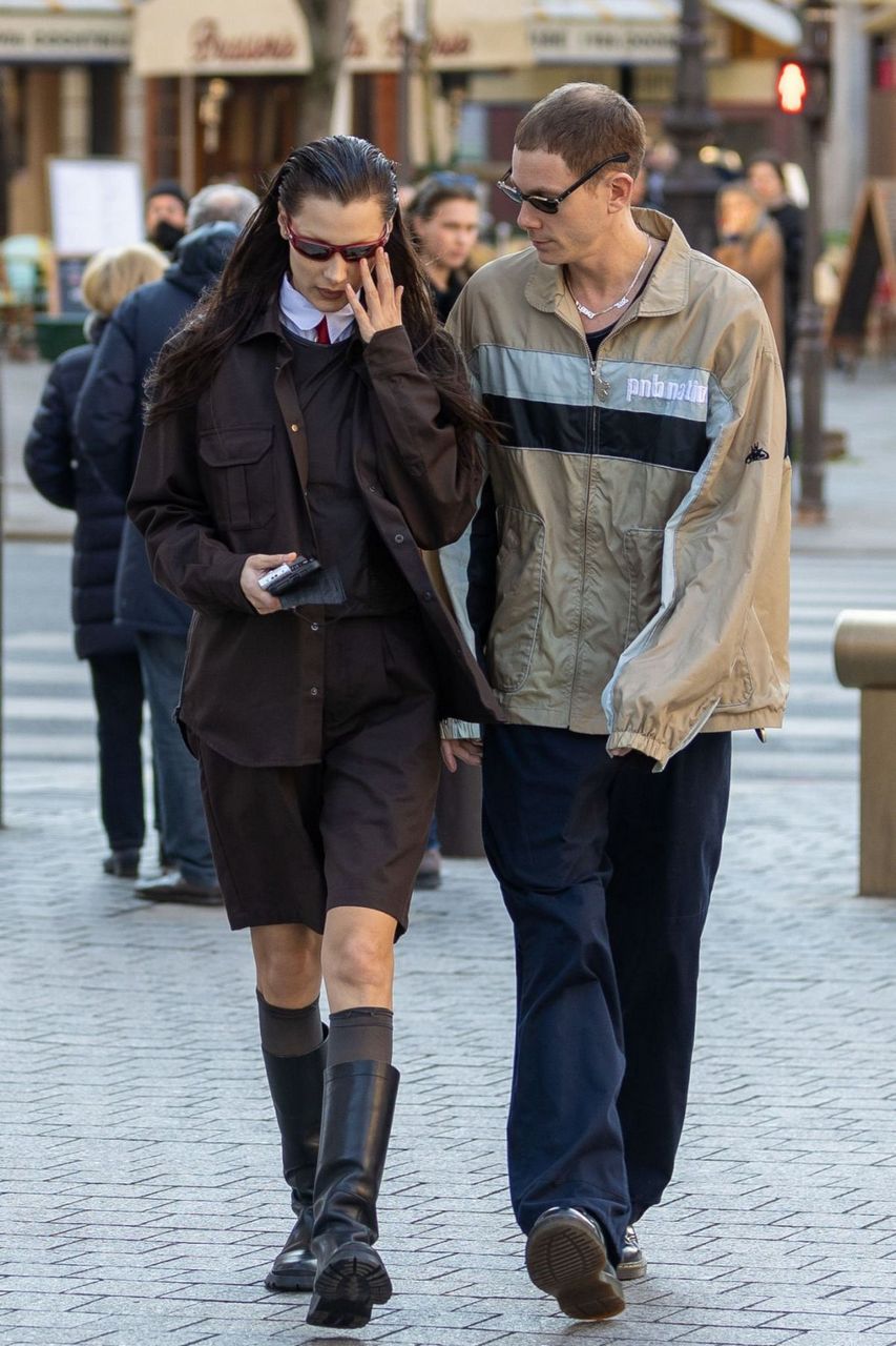 Bella Hadid And Marc Kalman Out Paris