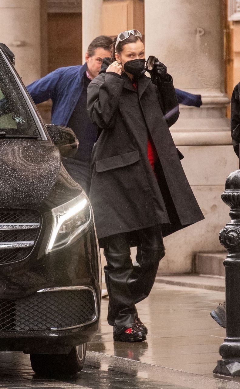Bella Hadid Arrives Royal Academy Of Arts London