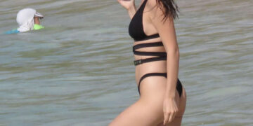 Bella Hadid Bikini Beach St Barts