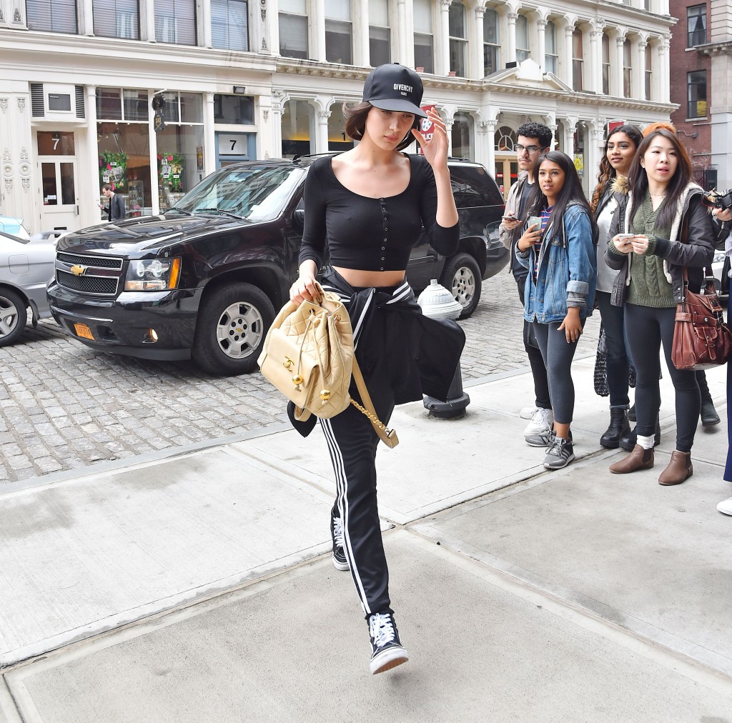 Bella Hadid Braless