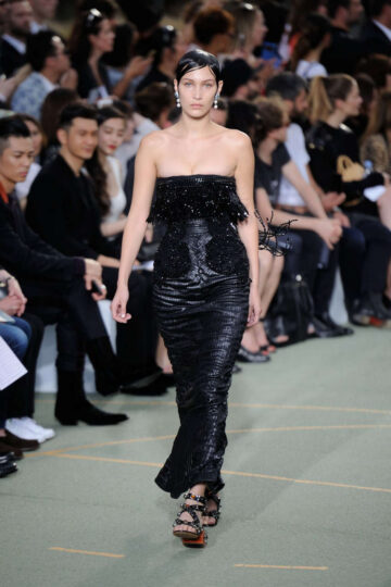 Bella Hadid Gvenchy Fashion Show Paris