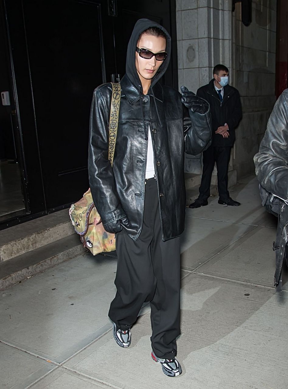 Bella Hadid Leaves Fashion Show New York