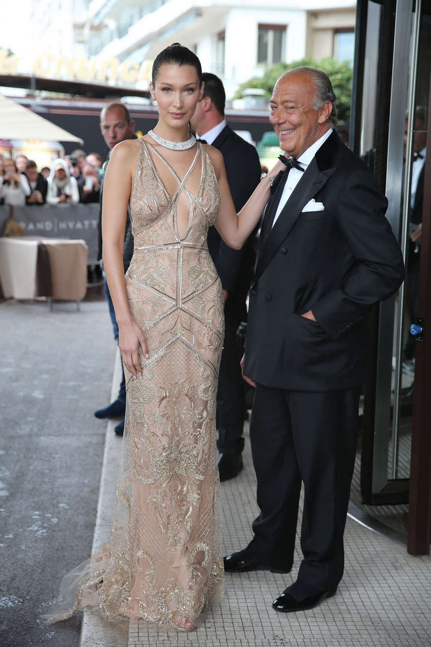 Bella Hadid Leaves Hotel Martinez Cannes