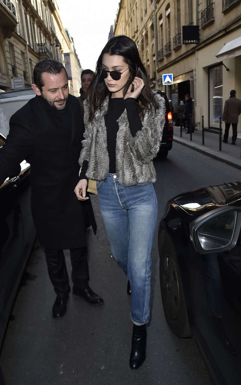 Bella Hadid Out About Paris