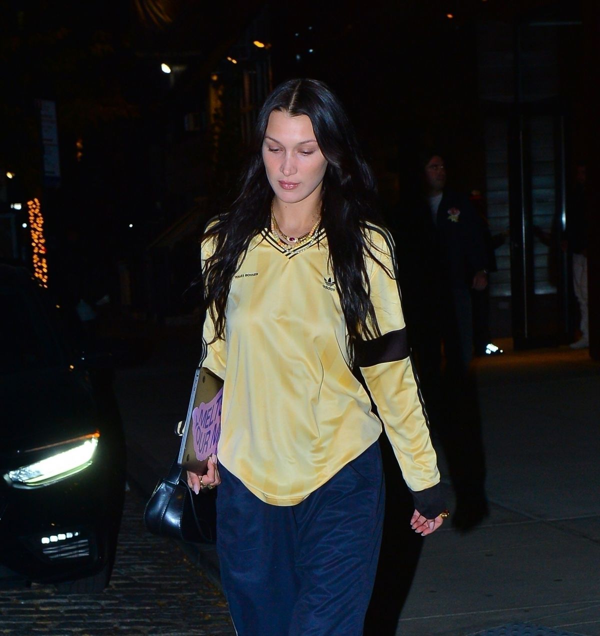 Bella Hadid Out For Dinner New York