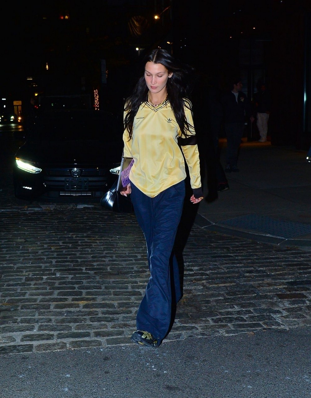 Bella Hadid Out For Dinner New York