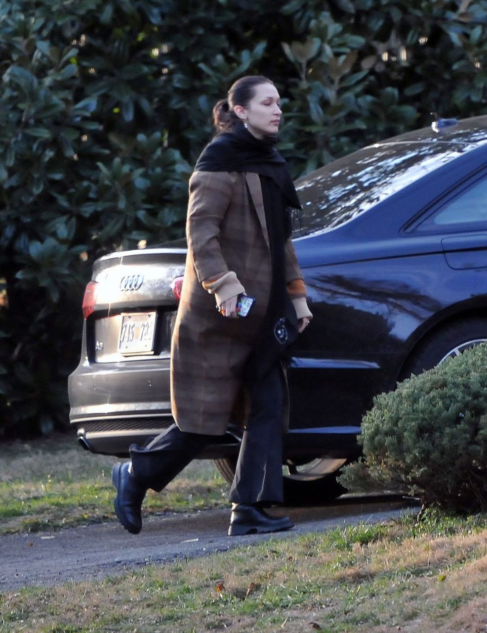 Bella Hadid Out With Family Reston