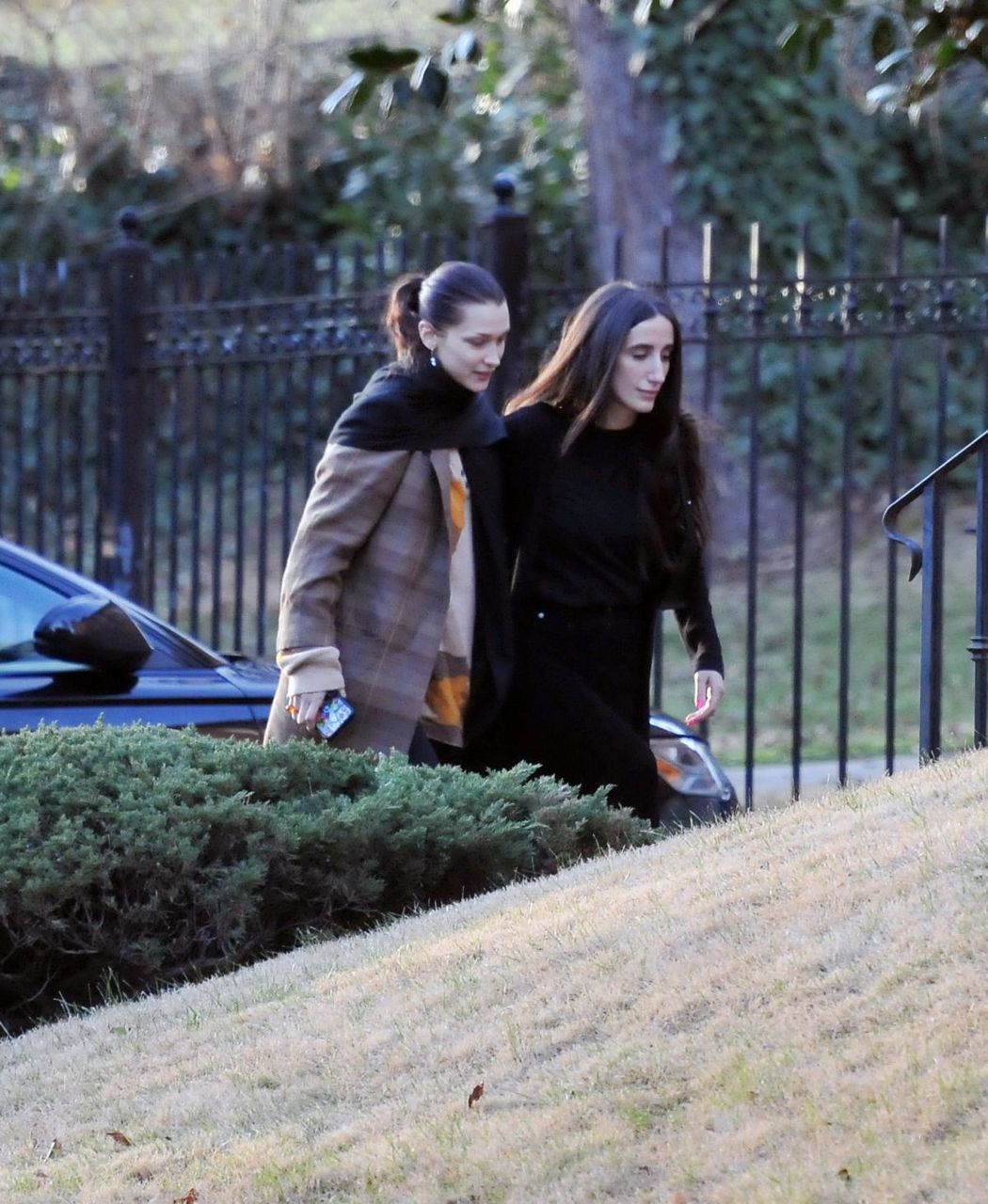 Bella Hadid Out With Family Reston