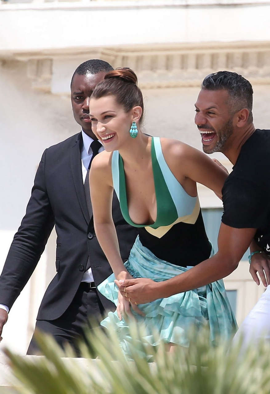 Bella Hadid Set Of Photoshoot Cannes
