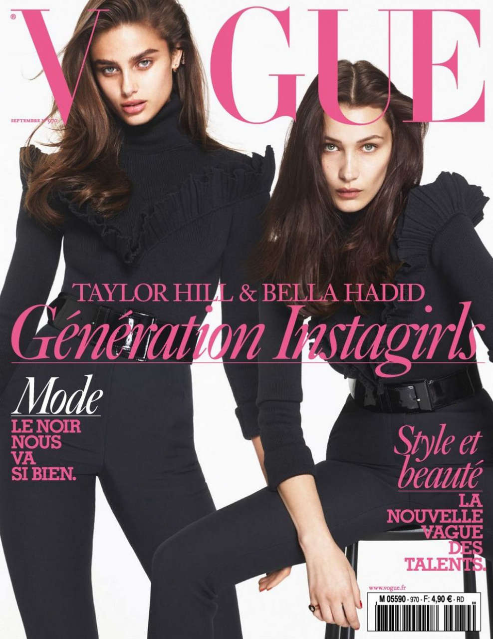 Bella Hadid Vogue Magazine September 2016 Issue