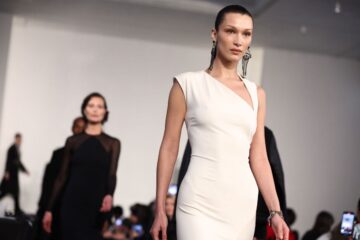Bella Hadid Walks Runway Ralph Lauren Fashion Show New York