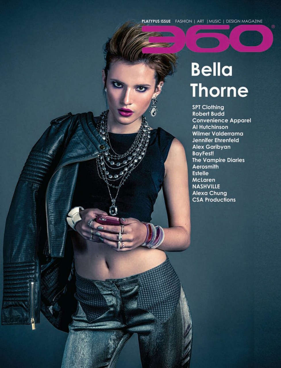 Bella Thorne 360 Magazine October 2014 Issue