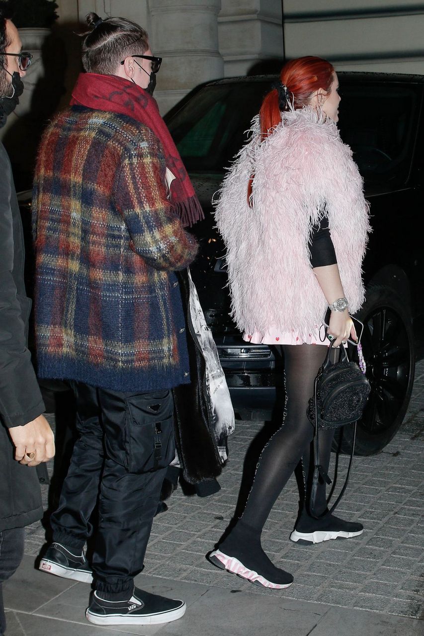 Bella Thorne And Benjamin Mascolo Leaves Their Hotel Paris