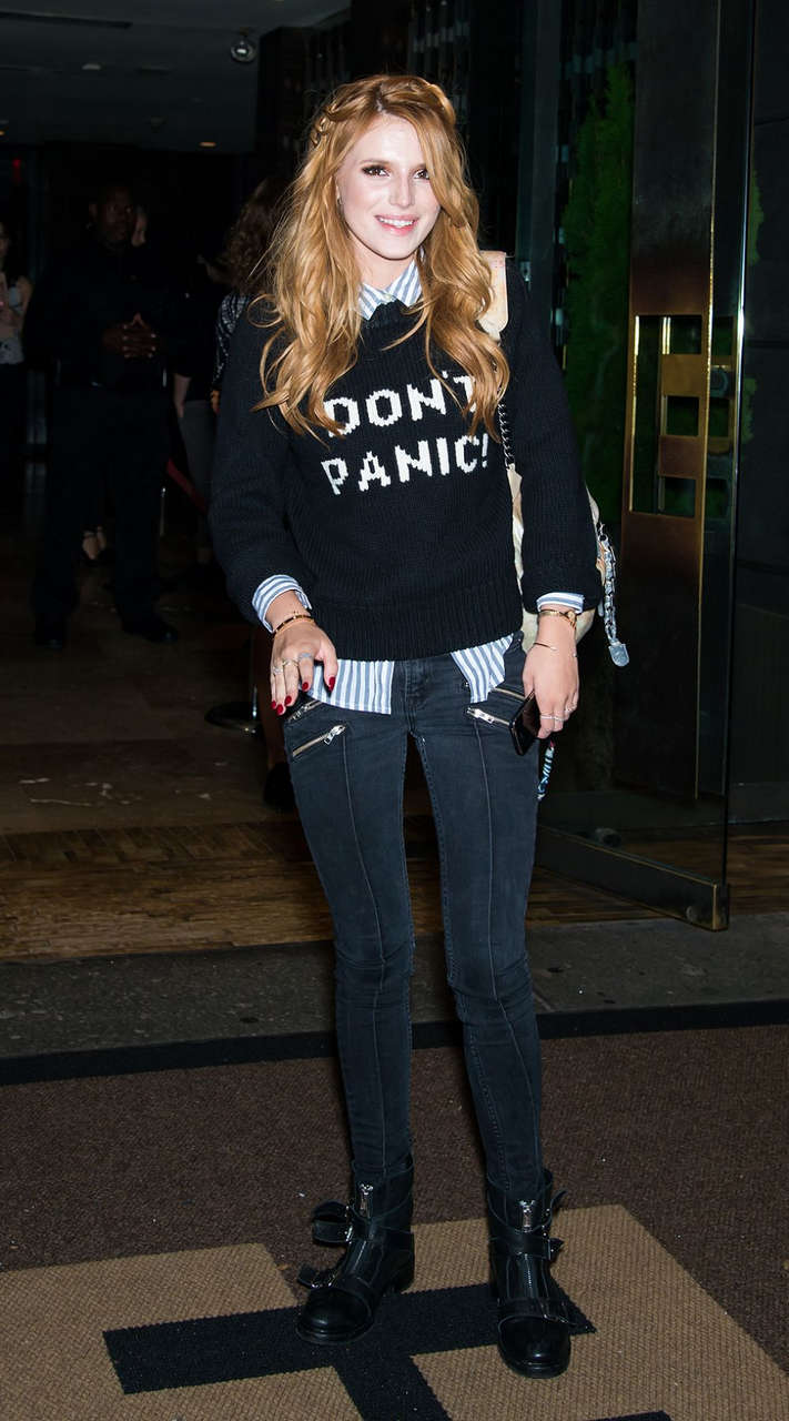 Bella Thorne Arrives Her Hotel New York