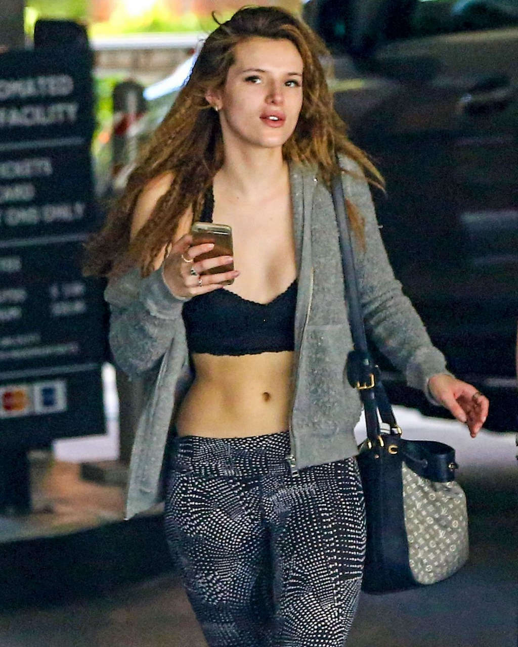 Bella Thorne Flashes Her New Heart Tattoo Out Los Angeles