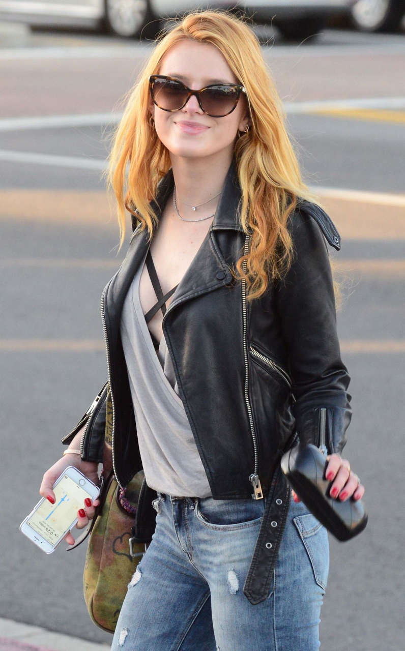 Bella Thorne Jeans Out Encino