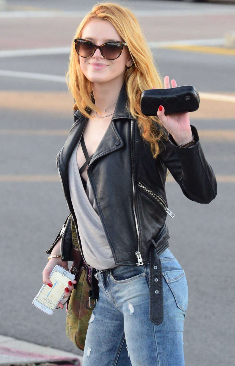 Bella Thorne Jeans Out Encino