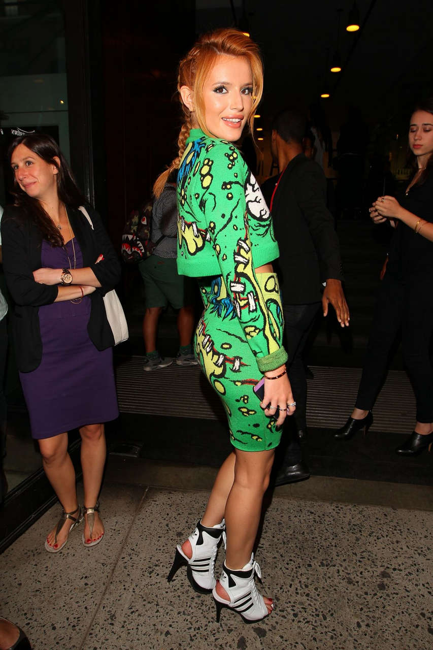 Bella Thorne Jeremy Scott Fashion Show New York