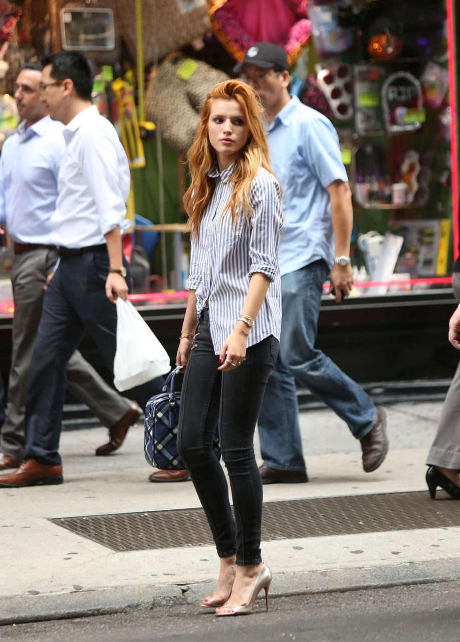 Bella Thorne Out About New York