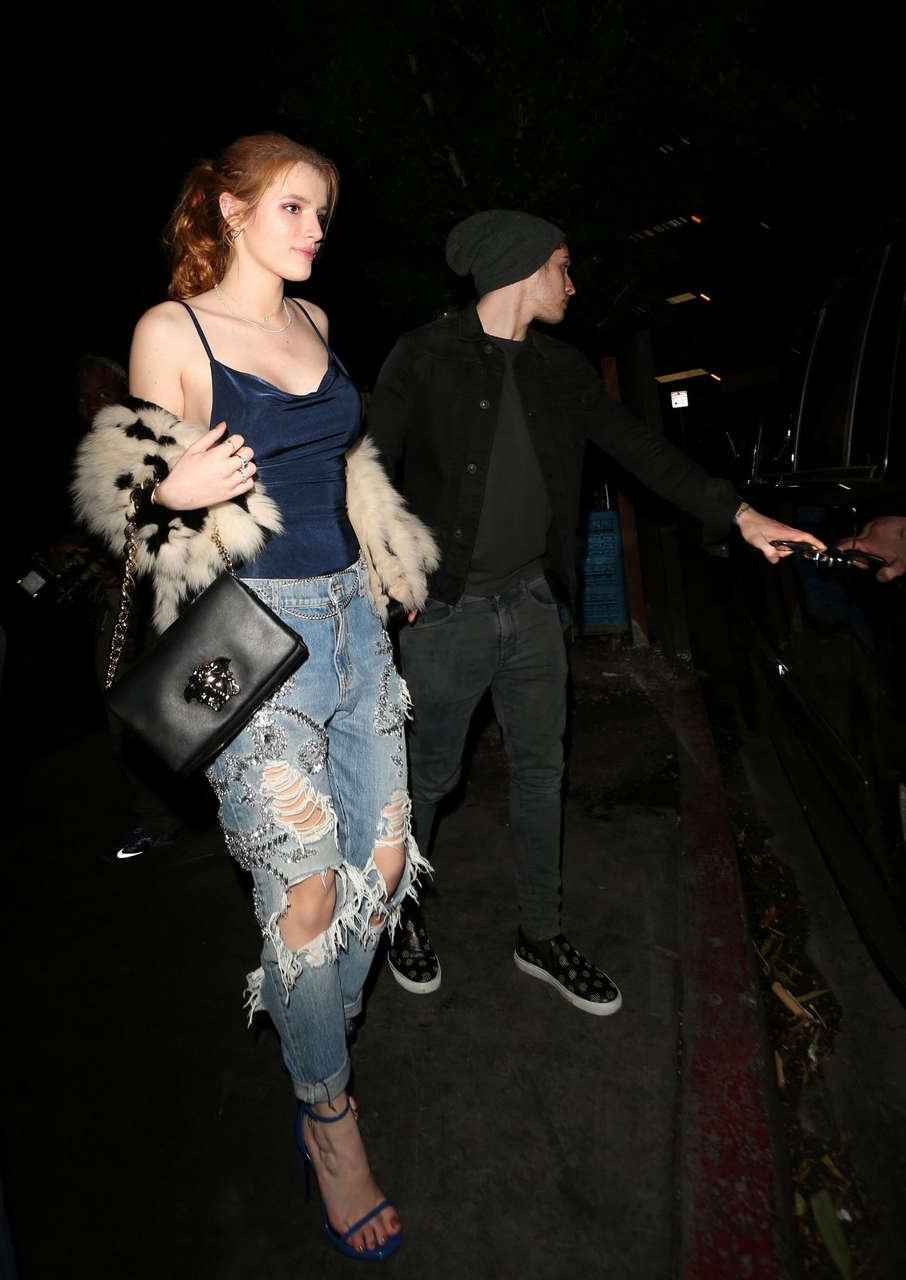 Bella Thorne Ripped Jeans Nice Guy West Hollywood