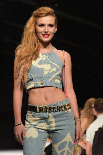 Bella Thorne Runway Moschino Fashion Show Milan