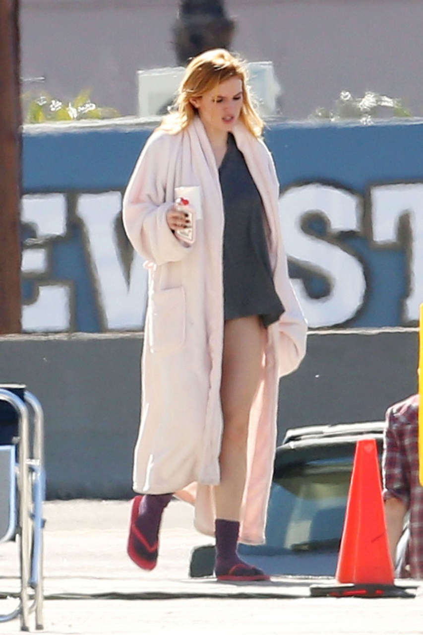 Bella Thorne Set Of Amityville Awakening Los Angeles