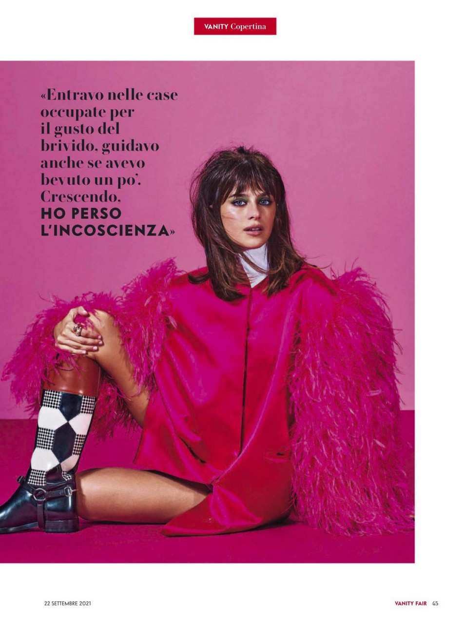 Benedetta Porcaroli Vanity Fair Magazine Italy September