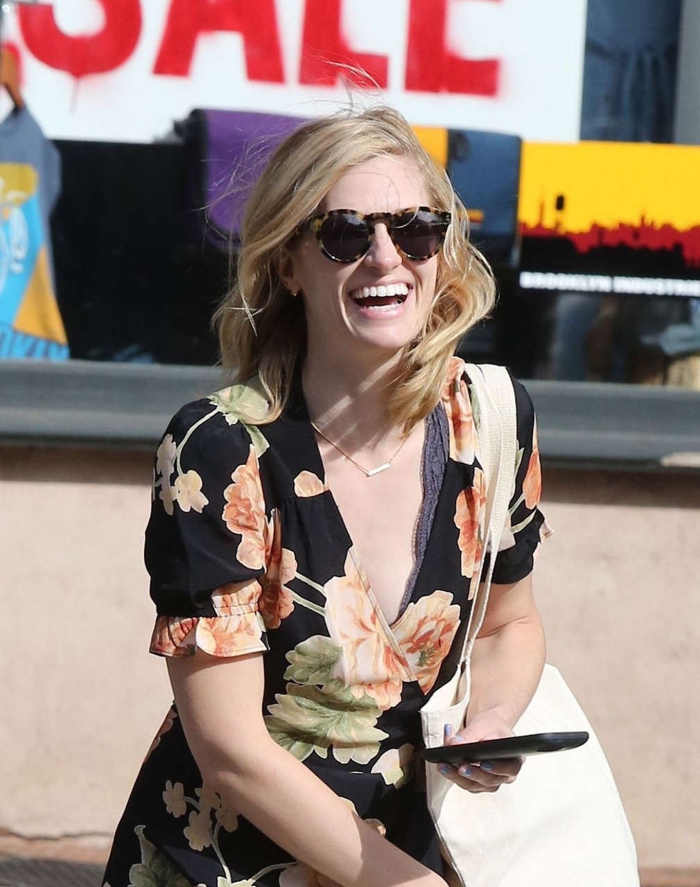 Beth Behrs Out About New York