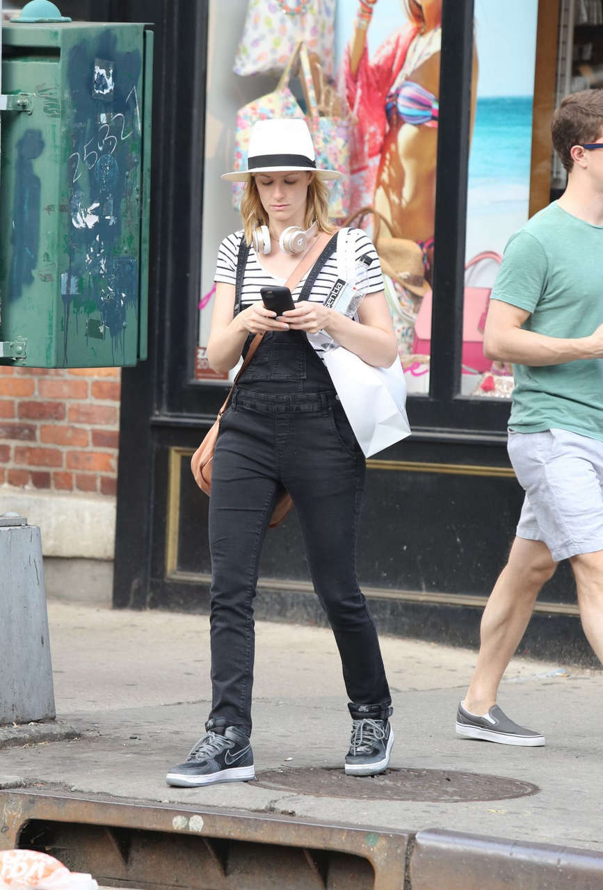 Beth Behrs Out Shopping New York