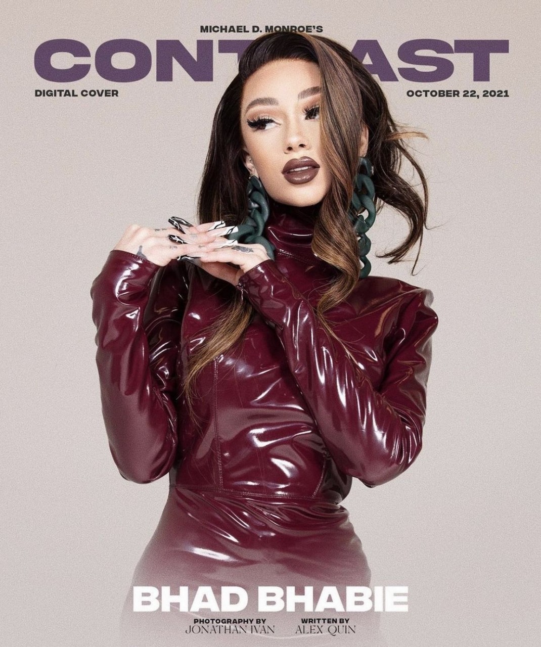 Bhad Bhabie For Contrast Magazine October