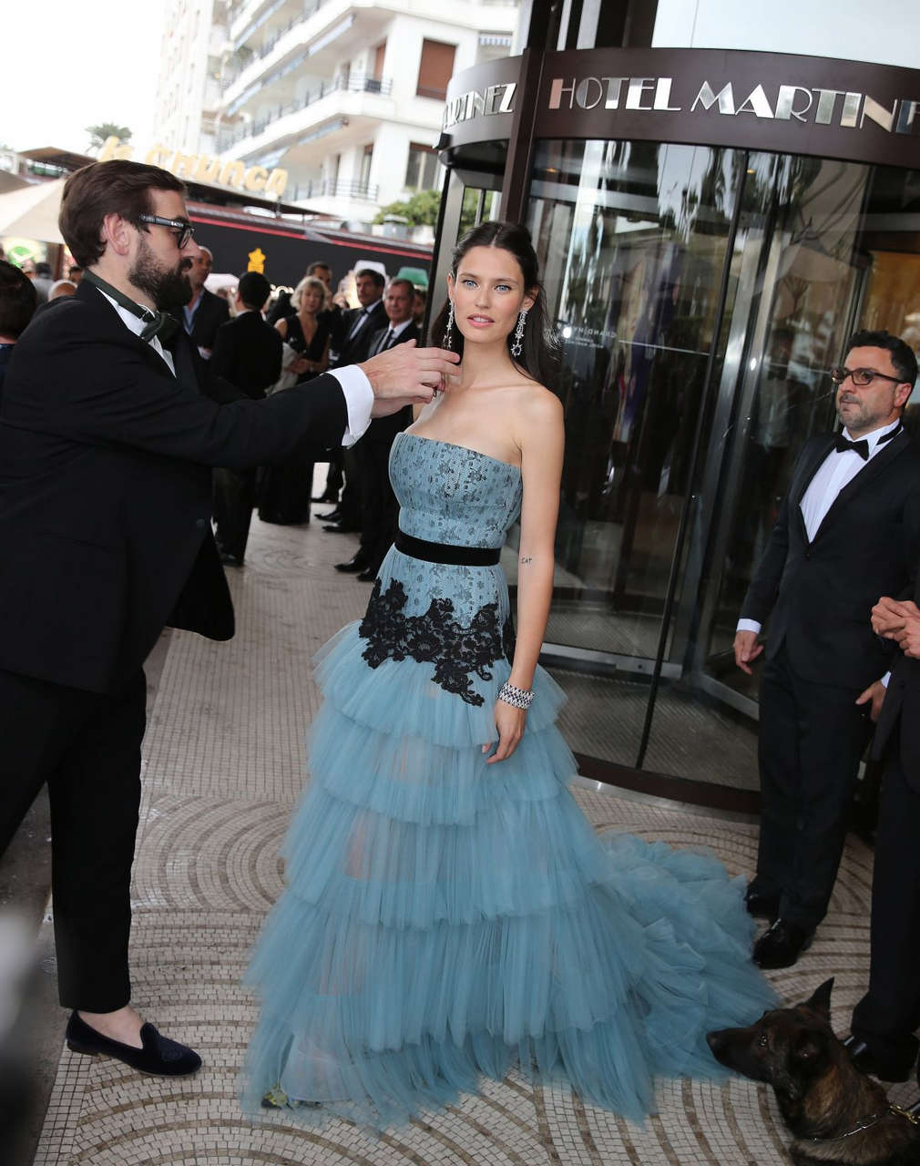 Bianca Balti Leaves Hotel Martinez Cannes
