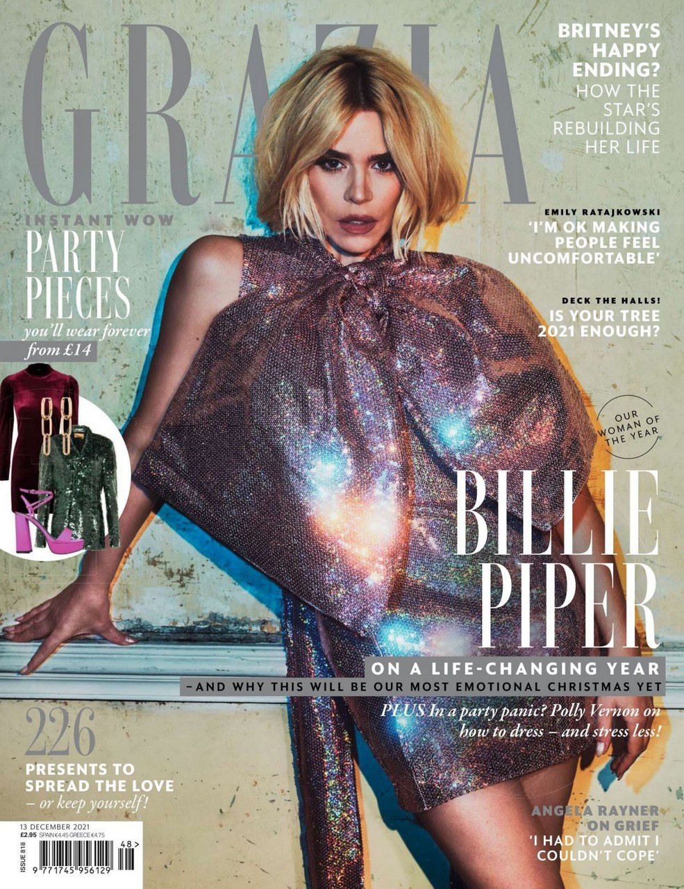 Billia Piper Grazia Magazine Uk December
