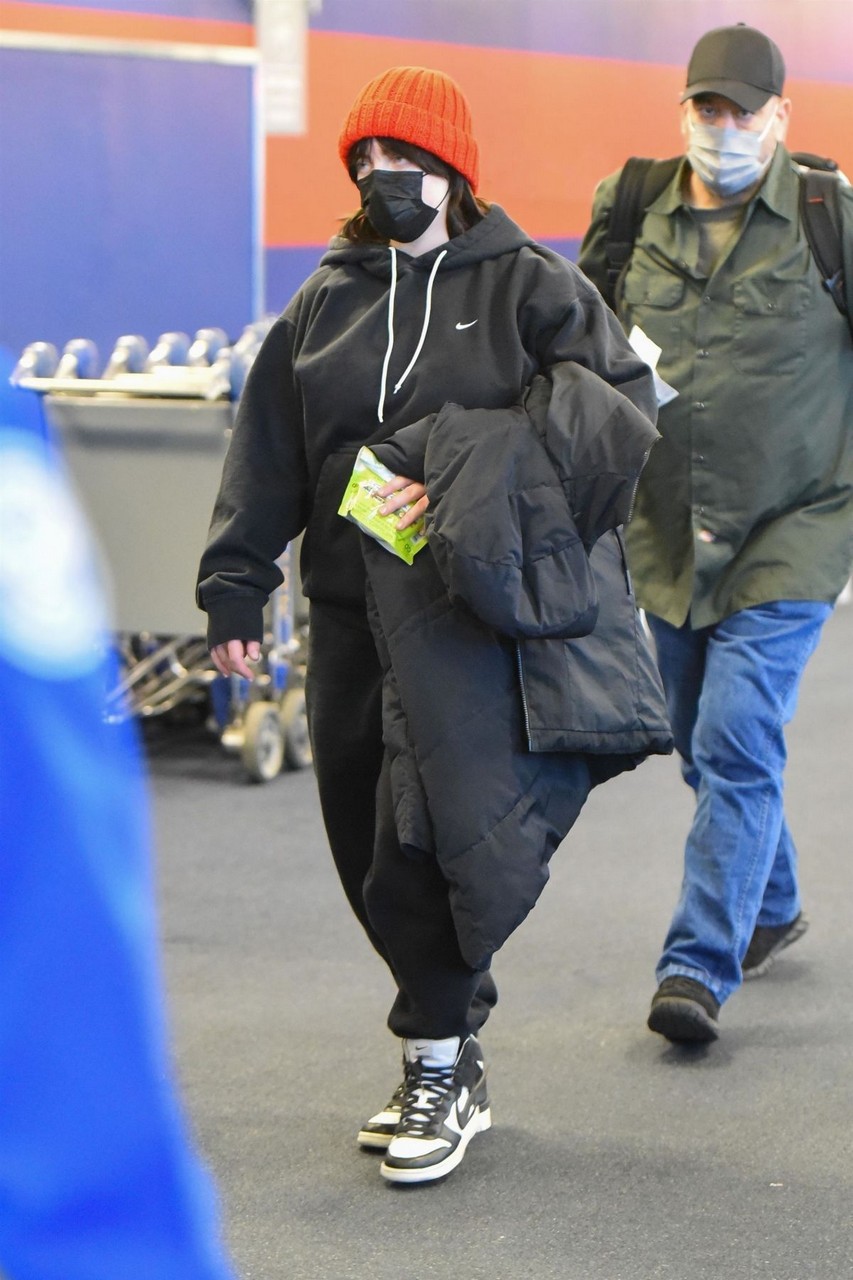 Billie Eilish Arrives Jfk Airport New York