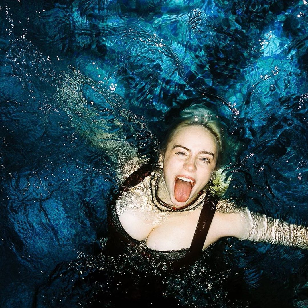 Billie Eilish In A Pool Hot