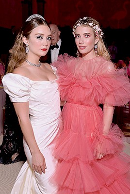 Billie Lourd And Emma Roberts Attend The 2019 Met