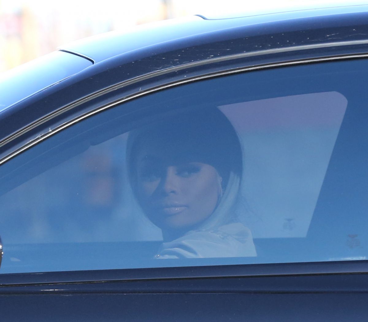 Blac Chyna Driving Around Her Bentley Beverly Hills