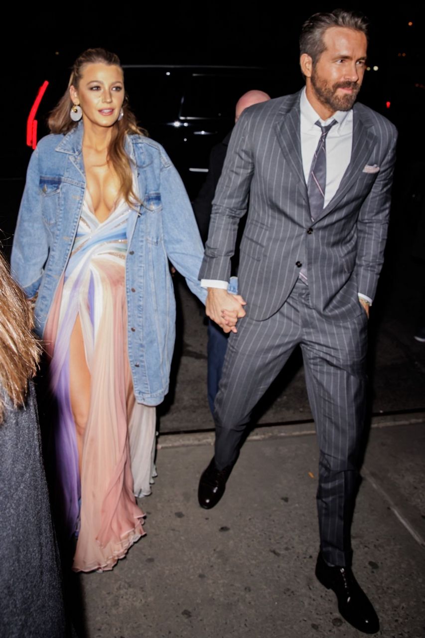 Blake Lively And Ryan Reynolds Arrives Adam Project Premiere Afterparty New York