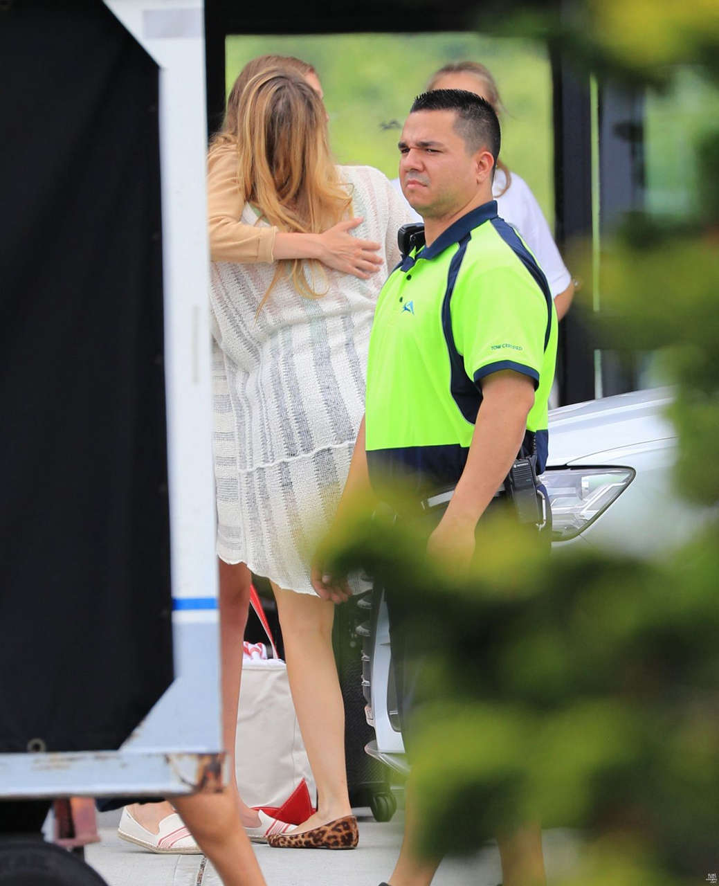 Blake Lively Arrives Private Airport Rhode Island