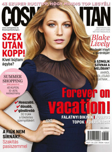 Blake Lively Cosmopolitan Magazine Hungary June 2016 Issue