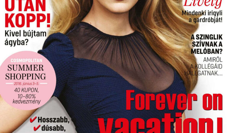 Blake Lively Cosmopolitan Magazine Hungary June 2016 Issue (2 photos)