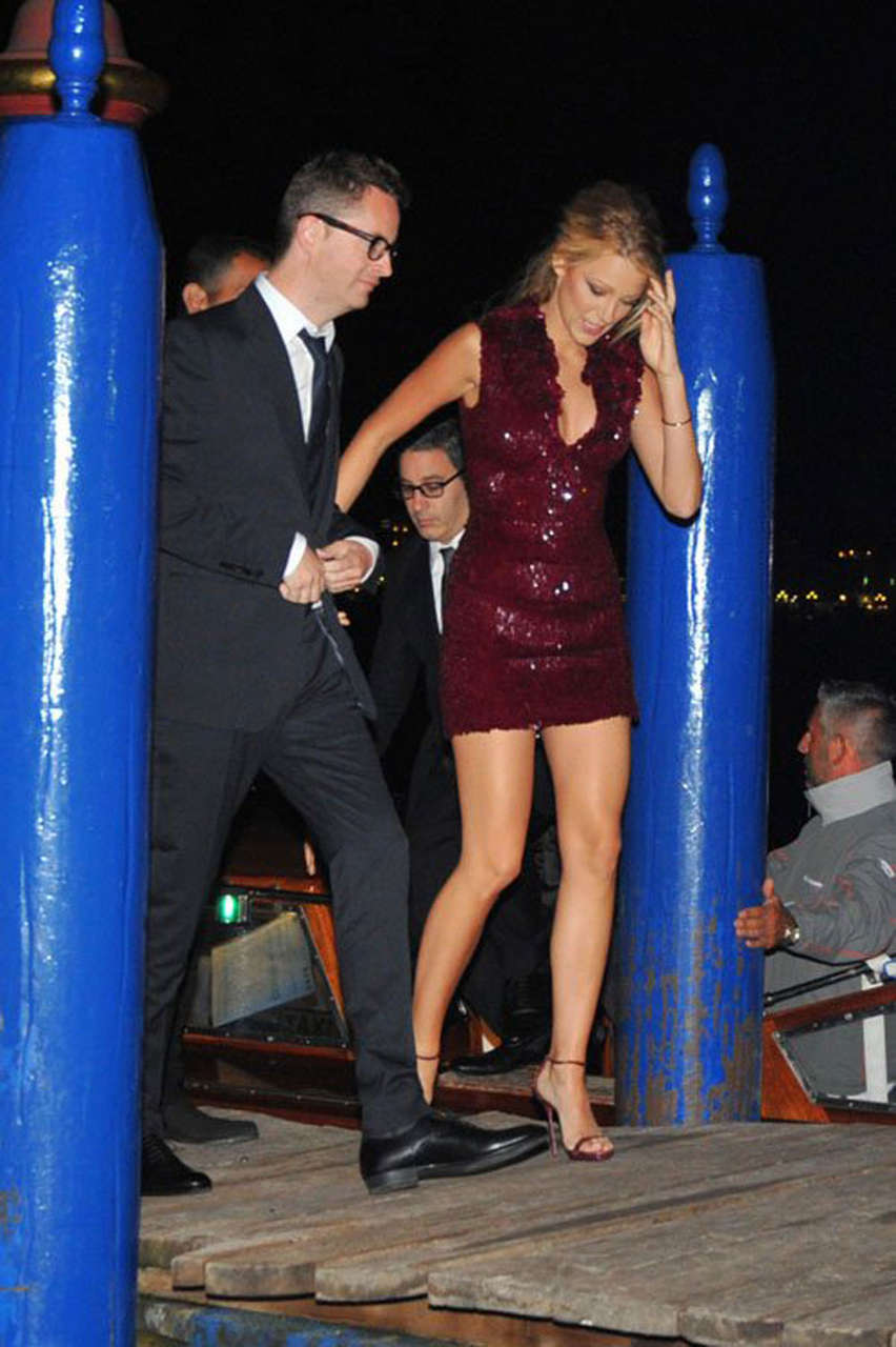 Blake Lively Gucci Fragrance Launch Venice Italy